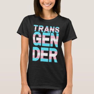 トランスジェンダープライドサポートトランスレインボーLgbtqia Me Tシャツ
