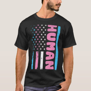 トランスジェンダープライドトランスAllyフラグLgbt誇りを持った Tシャツ