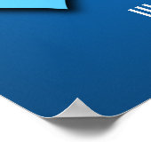 トランスジェンダープライドハートポスター ポスター (角)