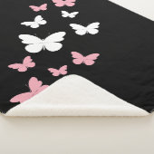 トランスジェンダープライドバタフライトレイル シェルパブランケット (3/4)