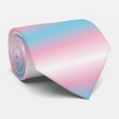トランスジェンダープライドフラグの色 ネクタイ (ロール)