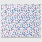 トランスジェンダープライドフラグハートラップ紙 ラッピングペーパー (フラット)