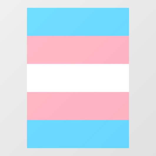 トランスジェンダープライドフラグ ウィンドウサイン (シート)