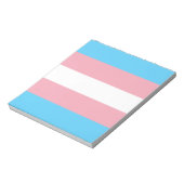 トランスジェンダープライドフラグ ノートパッド (回転)