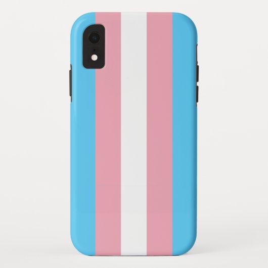 トランスジェンダープライドフラグ Case-Mate iPhoneケース (裏面)