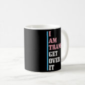 トランスジェンダープライドフラグLgbt コーヒーマグカップ (正面右)