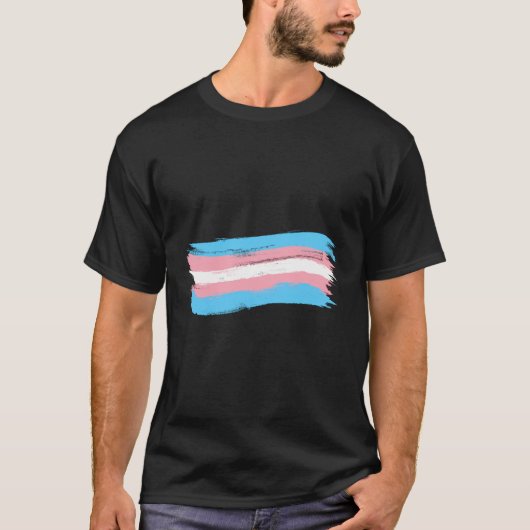 トランスジェンダープライドフラグPro Lgbtq平等の権利G Tシャツ (正面)