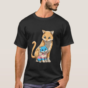 トランスジェンダープライドママキャットマザードーターソン Tシャツ