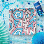 トランスジェンダープライドモダン幾何学抽象芸術 ペーパープレート (パーティー)