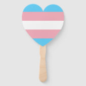 トランスジェンダープライド国旗 – LGBT Rainbow ハンドファン (裏面)