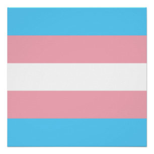 トランスジェンダープライド国旗 – LGBT Rainbow ポスター