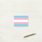 トランスジェンダープライド国旗 – LGBT Rainbow ポストイット (デスク上)