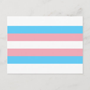 トランスジェンダープライド国旗 – LGBT Rainbow ポストカード