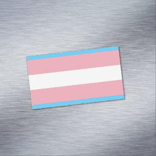 トランスジェンダープライド国旗 – LGBT Rainbow マグネット名刺