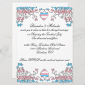 トランスジェンダープライド結婚式招待状 招待状 (正面/裏面)