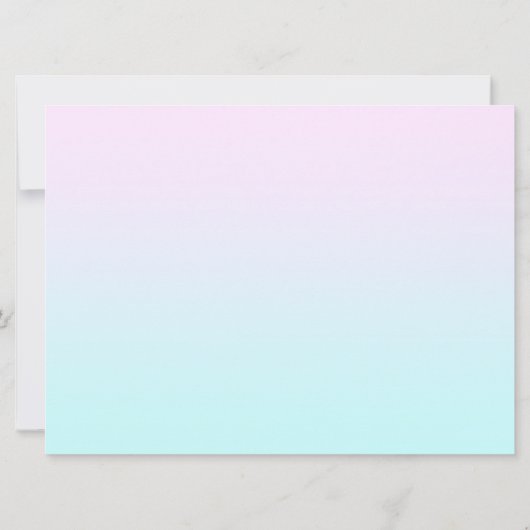 トランスジェンダープライド結婚式招待状 招待状 (裏面)