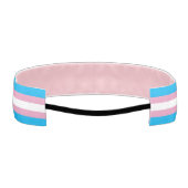 トランスジェンダープライド パーソナライズされた アスレチックヘッドバンド (裏面)