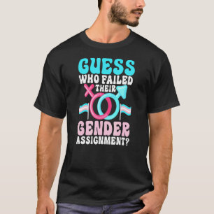 トランスジェンダープライドLGBTQトランスセクシャル権利トランス Tシャツ