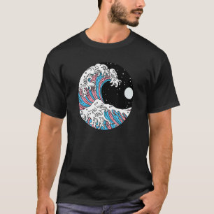 トランスジェンダープライドLGBTQトランス国旗日本のLGBT W Tシャツ