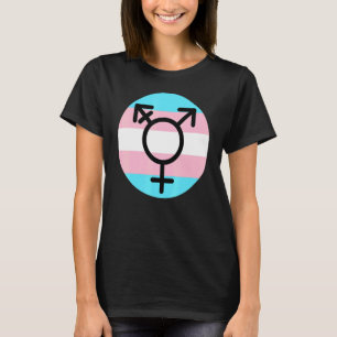 トランスジェンダープライドLgbtqia愛する男性の女性兄弟 Tシャツ