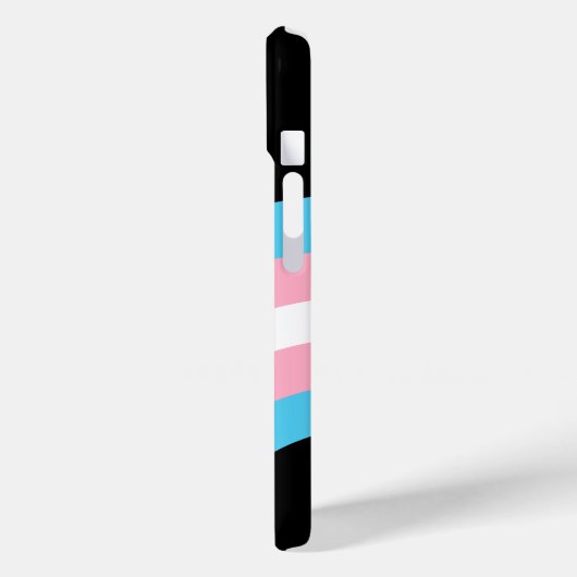 トランスジェンダーレインボーアークプライド国旗パーソナライズされた Case-Mate iPhoneケース (裏面 / 左)