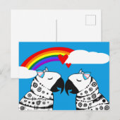 トランスジェンダーレズビアンパーロツカップル ポストカード (正面/裏面)