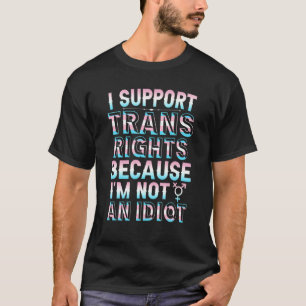 トランスジェンダー同盟プライド国旗サポートシャツLG Tシャツ