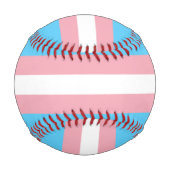 トランスジェンダー国旗とプライドコミュニティ/性別 野球ボール (裏面)