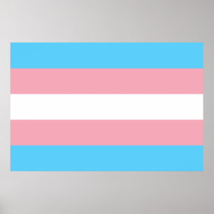 トランスジェンダー国旗のトランスプライドLGBTシンボルゲイの同性愛 ポスター