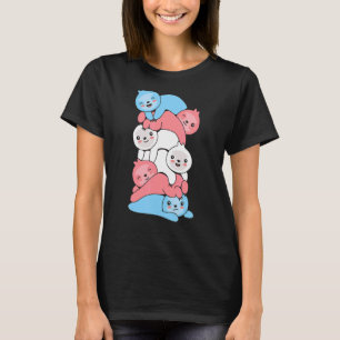 トランスジェンダー国旗のトランスプライドLgbtq Sloth Tシャツ
