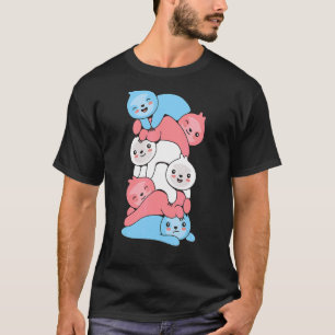 トランスジェンダー国旗のトランスプライドLgbtq Sloth Tシャツ