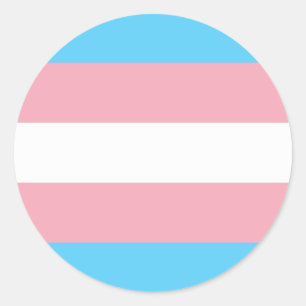 トランスジェンダー国旗プライドLGBTシンボルゲイホモス ラウンドシール