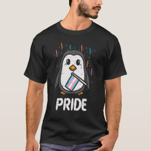 トランスジェンダー国旗ペンギンLgbtトランスプライド物An Tシャツ