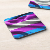 トランスジェンダー国旗 コースター (左側)