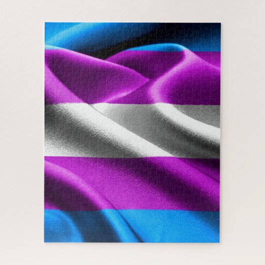 トランスジェンダー国旗 ジグソーパズル (縦)