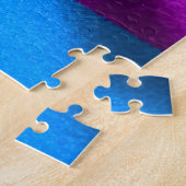 トランスジェンダー国旗 ジグソーパズル (側面)