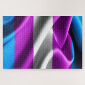 トランスジェンダー国旗 ジグソーパズル (横)