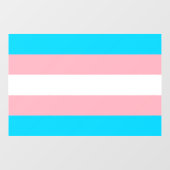 トランスジェンダー国旗LGBTQIA+国旗 ウィンドウサイン (シート)
