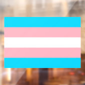 トランスジェンダー国旗LGBTQIA+国旗 ウィンドウサイン (シート2)