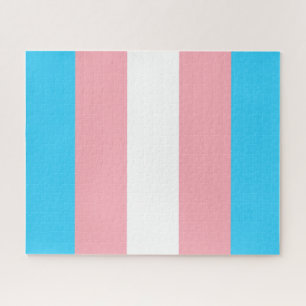 トランスジェンダー国旗LGBTQIA+国旗 ジグソーパズル