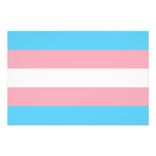 トランスジェンダー国旗trans lgbt lgbtqゲイレズビアン・ホモ フォトプリント