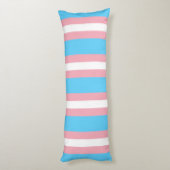 トランスジェンダー国旗trans lgbt lgbtqゲイレズビアン・ホモ ボディピロー (裏面 (縦))