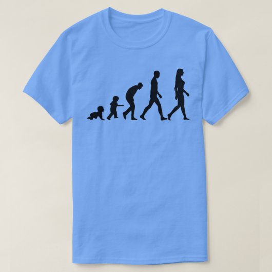 トランスジェンダー女性の進化 Tシャツ (デザイン正面)