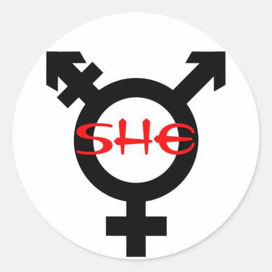 トランスジェンダー女性 ラウンドシール (正面)