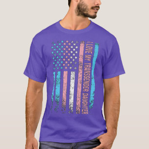 トランスジェンダー娘トランスLGBT LGBTQ Prが大好き Tシャツ