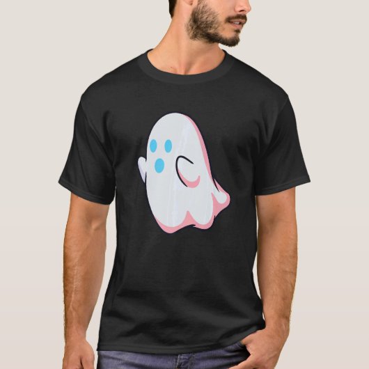 トランスジェンダー幽霊トランスジェンダー Tシャツ (正面)