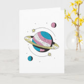 トランスジェンダー惑星 カード (黄色い花)