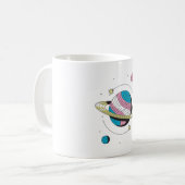 トランスジェンダー惑星 コーヒーマグカップ (正面左)