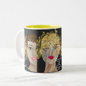 トランスジェンダー愛 ツートーンマグカップ (正面左)