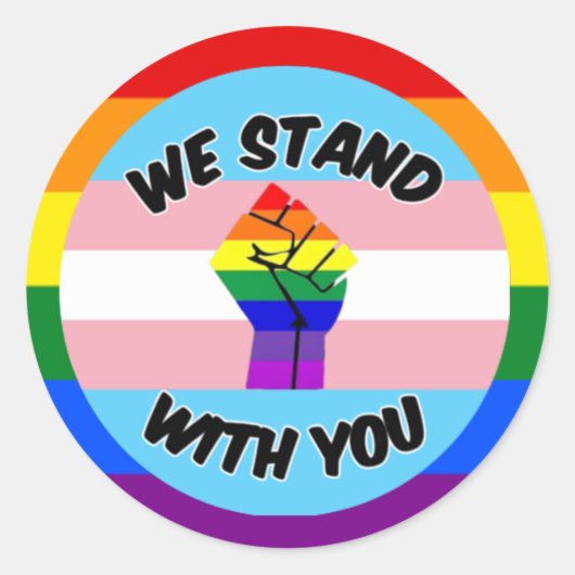 トランスジェンダー支援 ラウンドシール (正面)